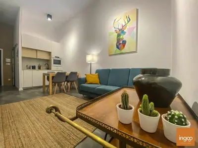 Część wypoczynkowa w obiekcie Apartament Ingoo Wrocław