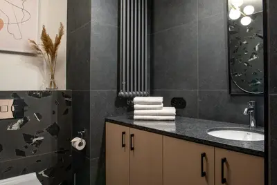 Łazienka w obiekcie apartamenty-wroc Kurkowa
