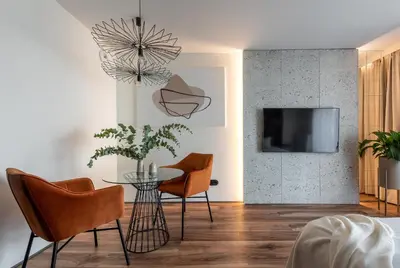 Telewizja i/lub zestaw kina domowego w obiekcie apartamenty-wroc Kurkowa