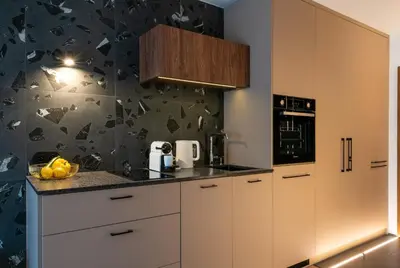 Kuchnia lub aneks kuchenny w obiekcie apartamenty-wroc Kurkowa