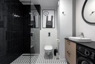 Łazienka w obiekcie apartamenty-wroc Kurkowa