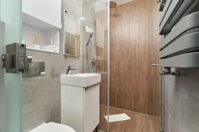 Łazienka w obiekcie City Center Studio Wrocław by Noclegi Renters