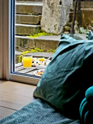 Część wypoczynkowa w obiekcie Apartament Słoneczne Okno