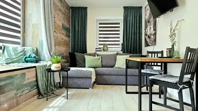 Część wypoczynkowa w obiekcie Apartament Słoneczne Okno