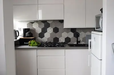Kuchnia lub aneks kuchenny w obiekcie Na chmury i góry - apartament