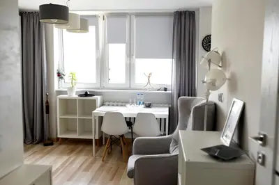 Część wypoczynkowa w obiekcie Na chmury i góry - apartament