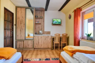 Telewizja i/lub zestaw kina domowego w obiekcie Ośrodek Jagienka Zieleniec