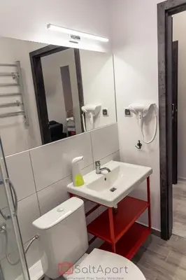 Łazienka w obiekcie SaltApart Apartament Plac Solny Wrocław