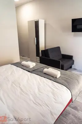 Łóżko lub łóżka w pokoju w obiekcie SaltApart Apartament Plac Solny Wrocław