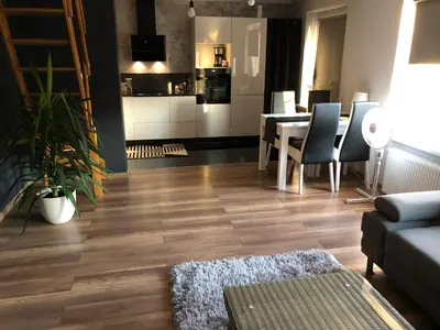 Część wypoczynkowa w obiekcie Apartament Moniuszki
