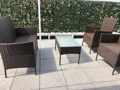 Część wypoczynkowa w obiekcie Apartament De Lux Apart 45 Grabiszyńska
