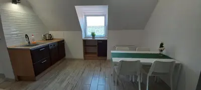 Kuchnia lub aneks kuchenny w obiekcie CITY VIEW Kanonierska - przy parku blisko centrum