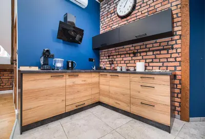 Kuchnia lub aneks kuchenny w obiekcie Przytulny Apartament Z Wieżą