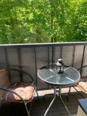 Balkon lub taras w obiekcie SEN na CICHEJ - Apartamenty w PARKU