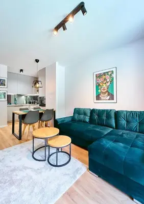 Część wypoczynkowa w obiekcie LAGUNA Apartament Polanica Residence 17