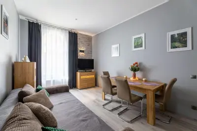 Część wypoczynkowa w obiekcie Apartament Silver