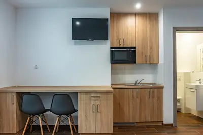 Kuchnia lub aneks kuchenny w obiekcie Apartament Residence Nysa