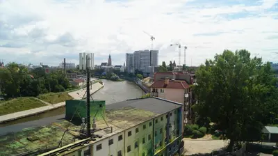 Budynek, w którym mieści się apartament