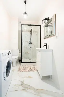 Łazienka w obiekcie Apartament Uroczy