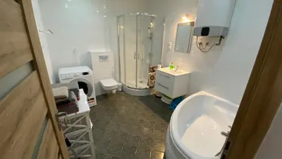 Łazienka w obiekcie Apartament Niebieski