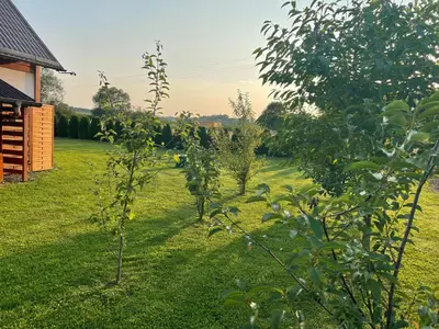 Ogród w obiekcie Sielanka Chwaliszów dom całoroczny