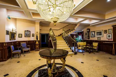 Plan piętra w obiekcie Hotel na Podzamczu
