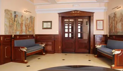 Plan piętra w obiekcie Hotel na Podzamczu