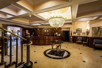 Plan piętra w obiekcie Hotel na Podzamczu