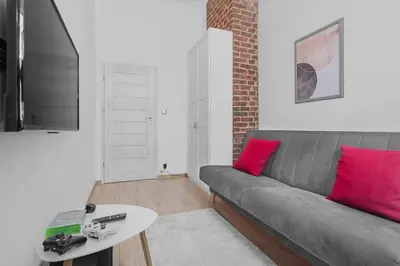 Telewizja i/lub zestaw kina domowego w obiekcie Roulette