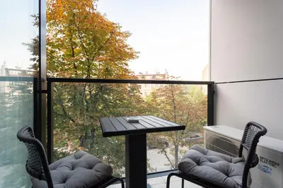 Część wypoczynkowa w obiekcie Golden Prince Apartment, so close to Rynek! Free parking included.