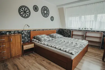Łóżko lub łóżka w pokoju w obiekcie Willa Baca