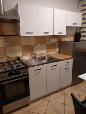 Kuchnia lub aneks kuchenny w obiekcie Apartament 59 , ranczoturystyka Bielawa Sudety