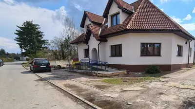 Budynek, w którym mieści się hostel