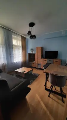 Część wypoczynkowa w obiekcie Apartament w Kudowie-Zdrój