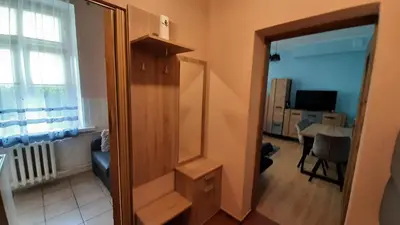 Telewizja i/lub zestaw kina domowego w obiekcie Apartament w Kudowie-Zdrój
