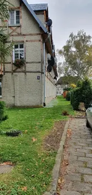 Ogród w obiekcie Apartament w Kudowie-Zdrój