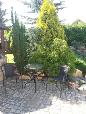 Ogród w obiekcie Gościniec Solan