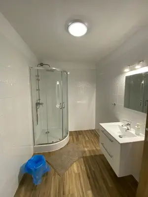 Łazienka w obiekcie Hotelik Nad Zalewem 10 km od Legnicy