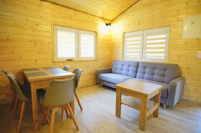Część wypoczynkowa w obiekcie Domki u Iwony#sauna#balia