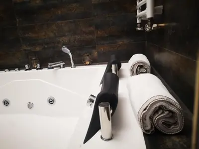 Łazienka w obiekcie Apartamenty LENA 5 Jacuzzi