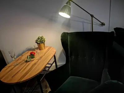 Część wypoczynkowa w obiekcie Apartamenty LENA 5 Jacuzzi