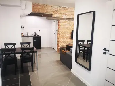 Kuchnia lub aneks kuchenny w obiekcie Apartamenty LENA 4
