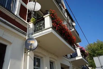 Budynek, w którym mieści się apartament
