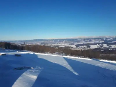 Obiekt DOMKI W CHMURACH zimą