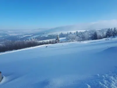 Obiekt DOMKI W CHMURACH zimą