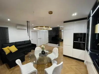 Kuchnia lub aneks kuchenny w obiekcie Apartamenty Manhattan