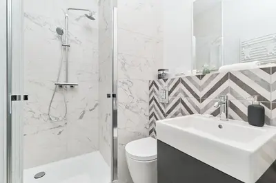 Łazienka w obiekcie Eleganckie Studia Wyspa Słodowa by Noclegi Renters