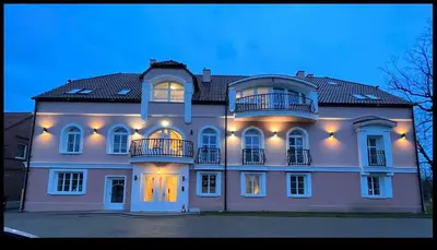 Budynek, w którym mieści się apartament