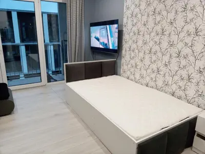 Telewizja i/lub zestaw kina domowego w obiekcie Róża- Lotnisko