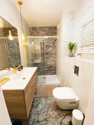 Łazienka w obiekcie Apartament Braniborska